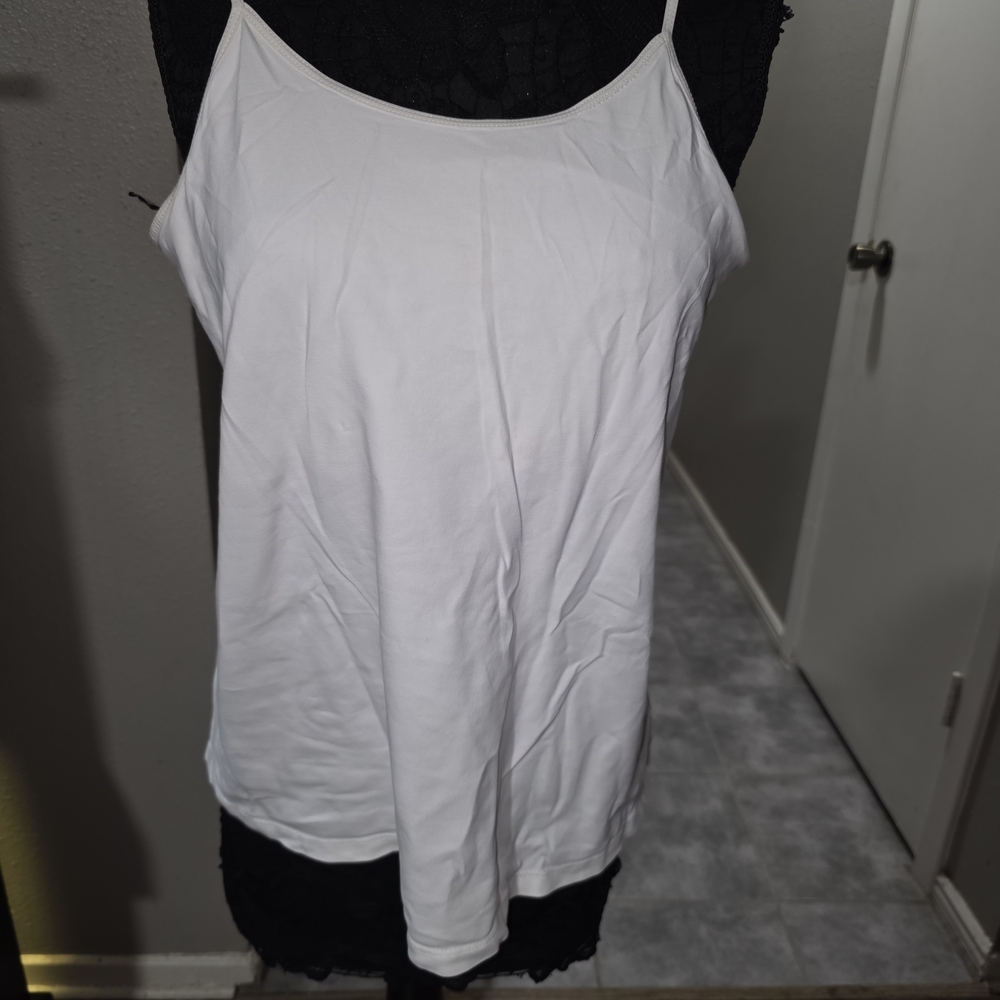 Elegant White Women's Tank Top
